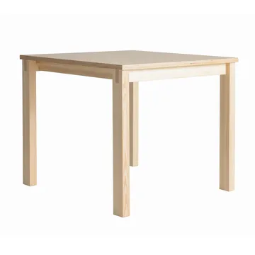 016 Maasto Table bord - Matt oljevaxad furu, 90x90x75 cm - Vaarnii