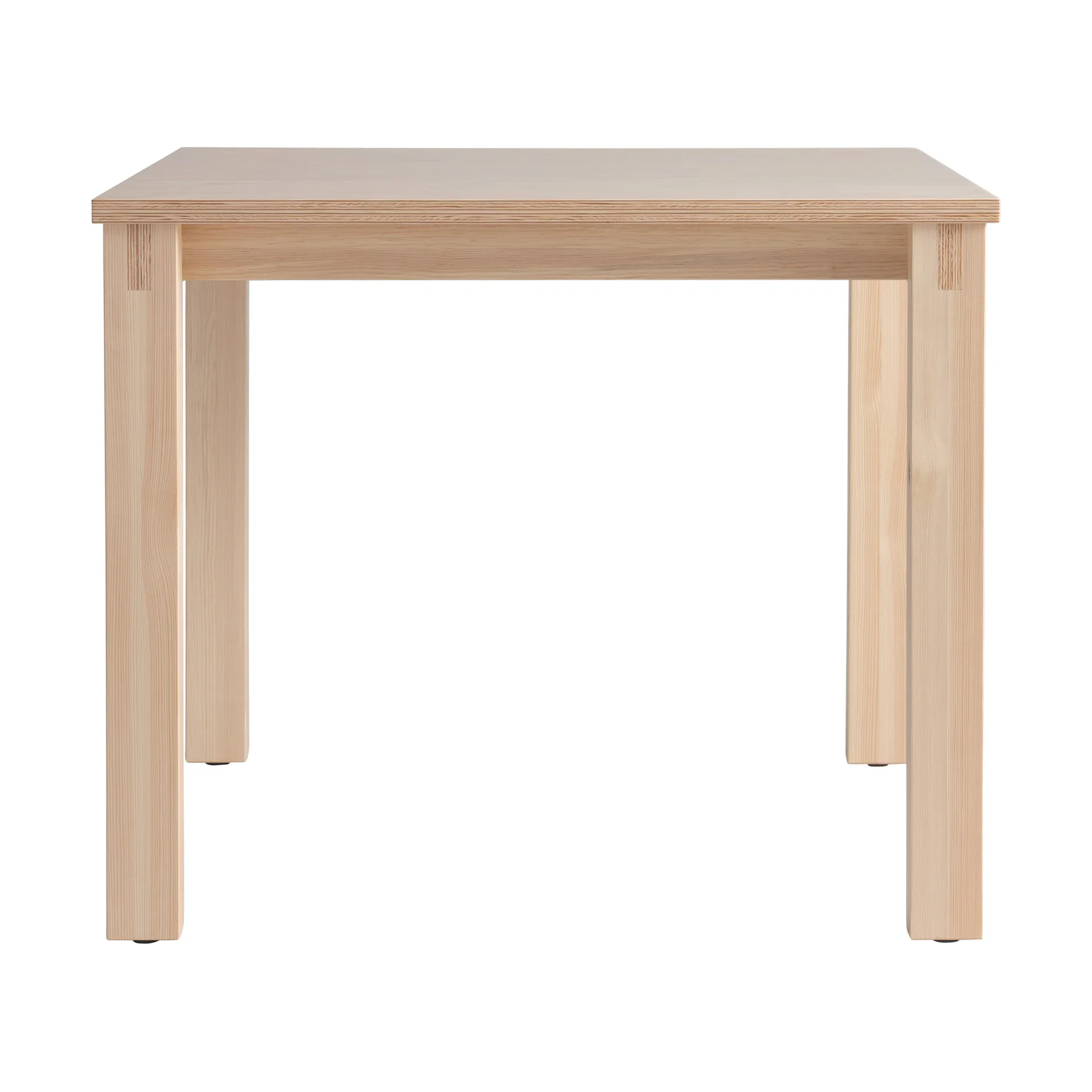 016 Maasto Table bord, Matt oljevaxad furu, 90x90x75 cm Vaarnii