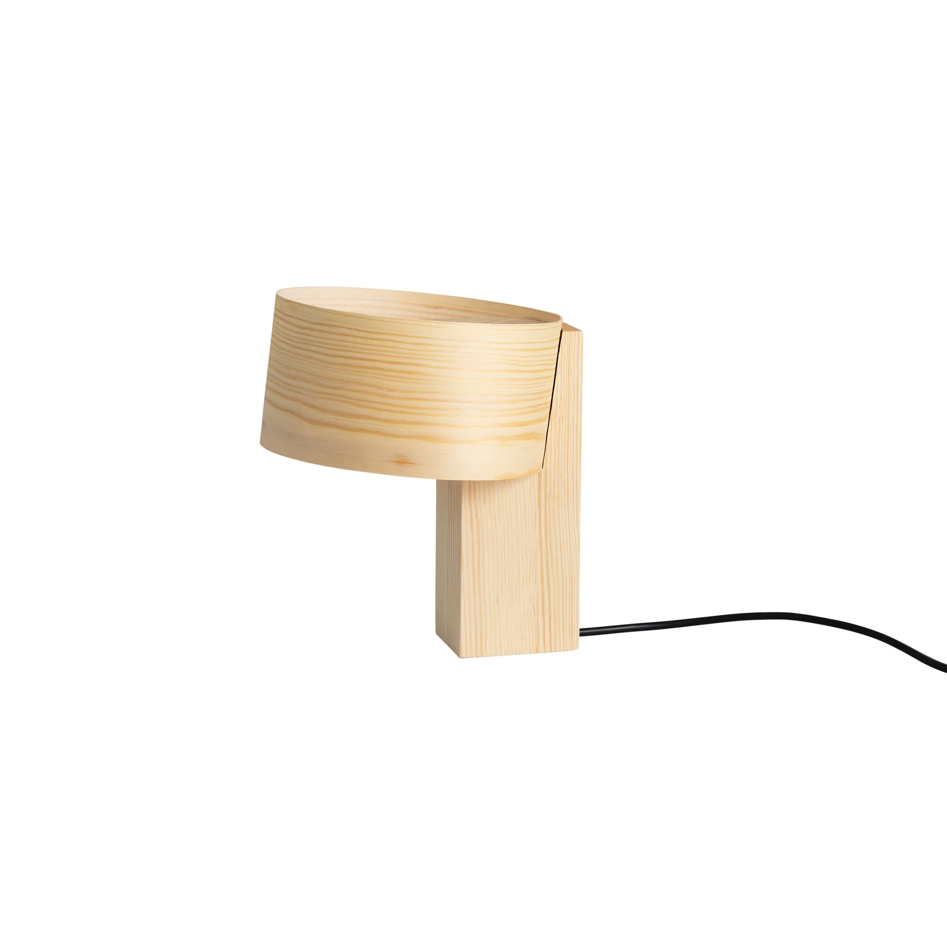 018 Hoop Table Lamp bordslampa, Matt oljevaxad furu, 23 cm Vaarnii