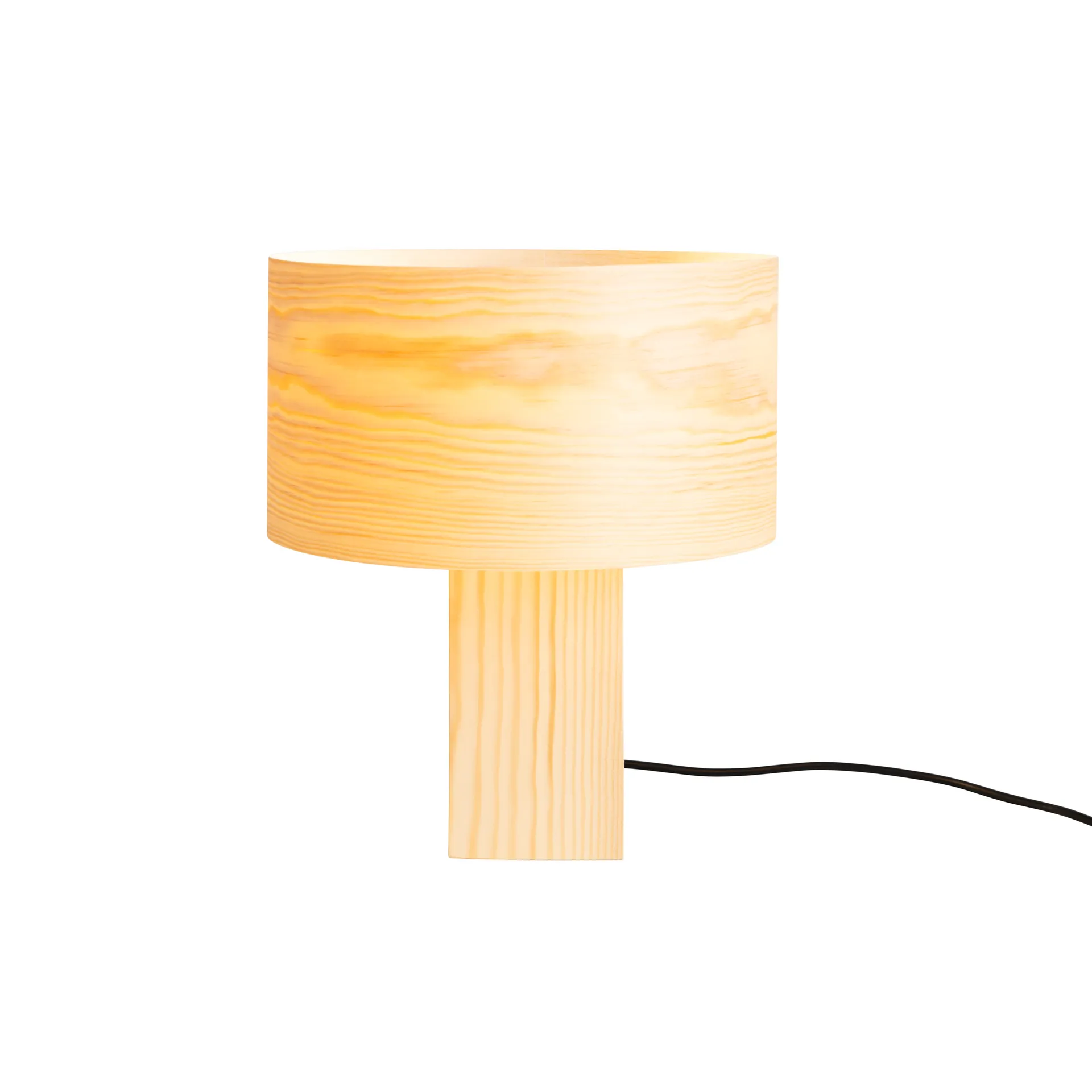 018 Hoop Table Lamp bordslampa, Matt oljevaxad furu, 34 cm Vaarnii