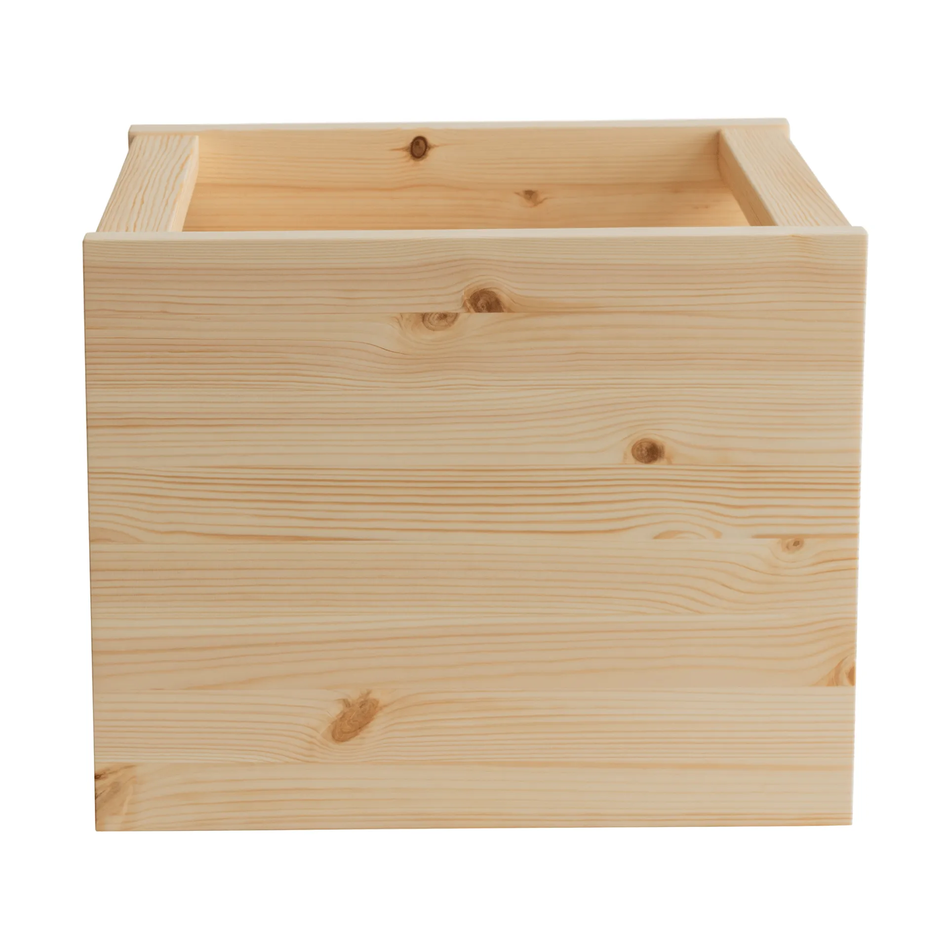 020 Koppa Crate förvaringslåda, Oljevaxad furu, large 38x43x36 cm Vaarnii