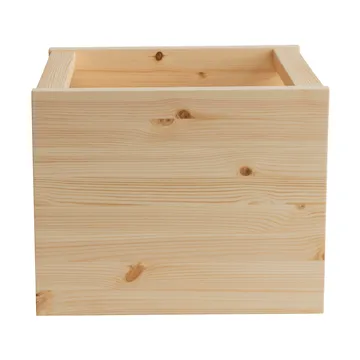 020 Koppa Crate förvaringslåda - Oljevaxad furu, large 38x43x36 cm - Vaarnii