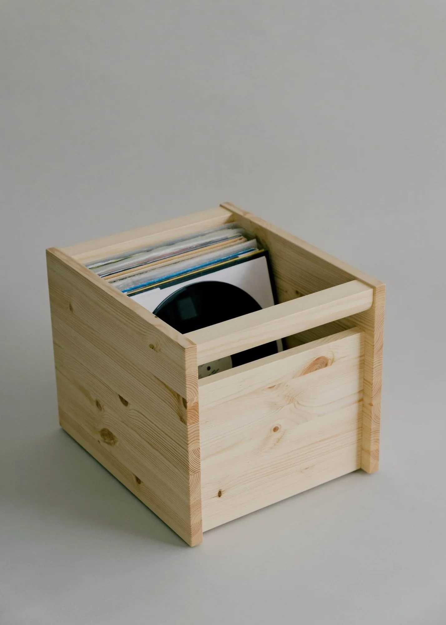 020 Koppa Crate förvaringslåda, Oljevaxad furu, large 38x43x36 cm Vaarnii