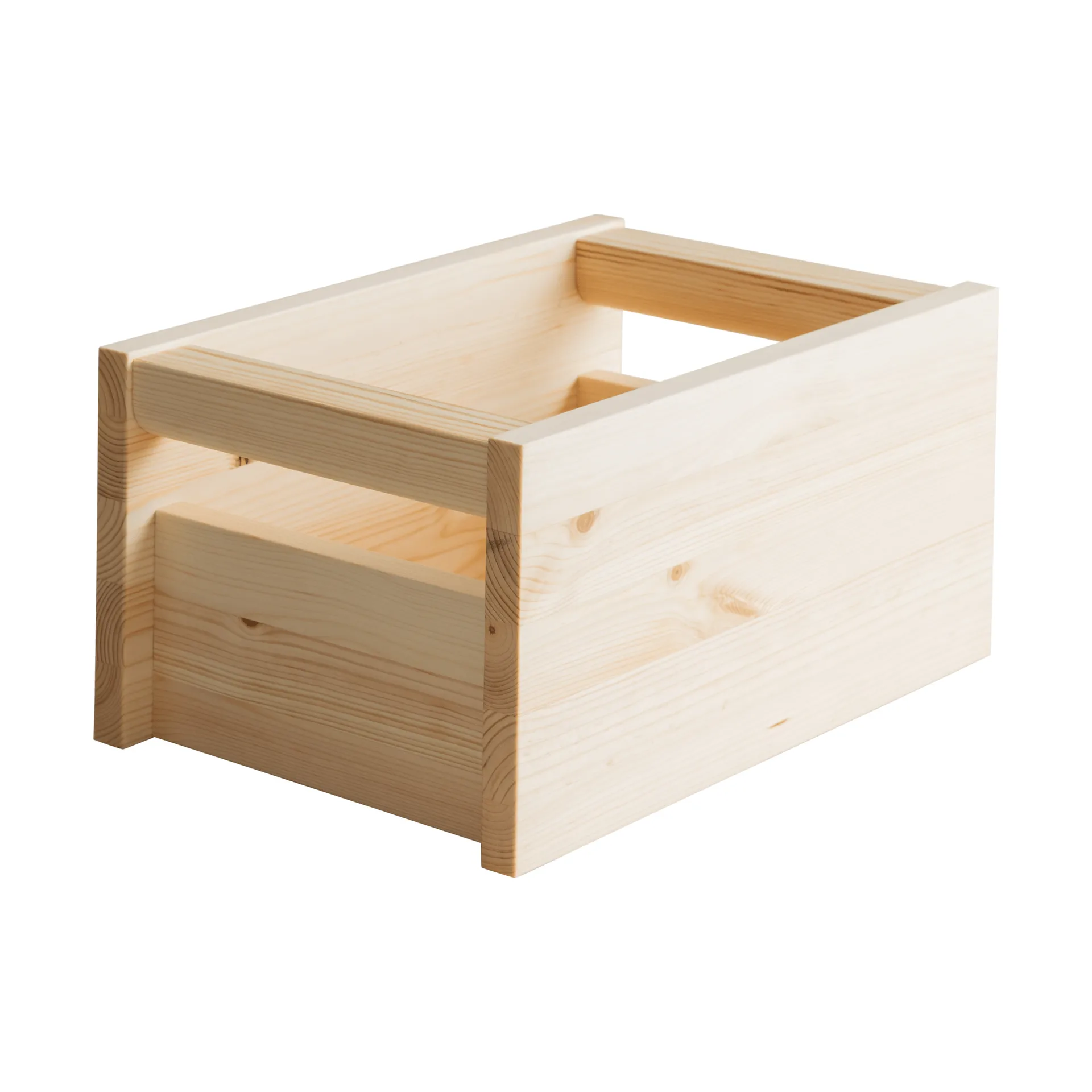 020 Koppa Crate förvaringslåda, Oljevaxad furu, small 29x43x22 cm Vaarnii