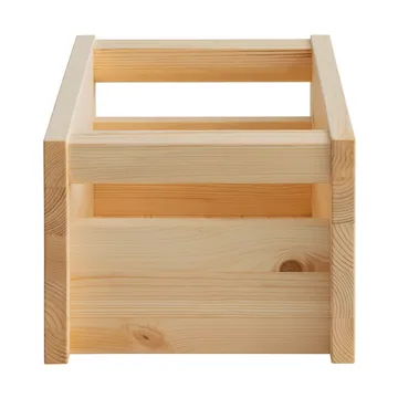 020 Koppa Crate förvaringslåda - Oljevaxad furu, small 29x43x22 cm - Vaarnii