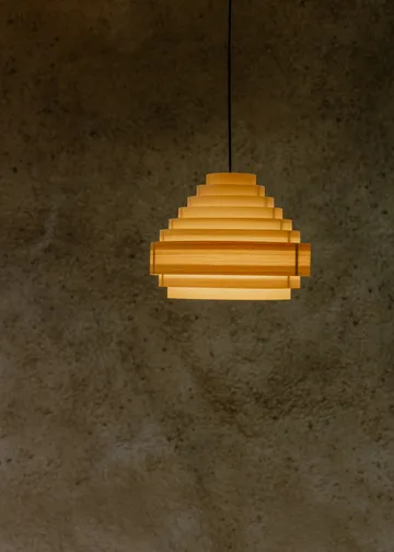 1001 Hans Pendant pendel - Matt oljevaxad furu, Ø38 cm - Vaarnii