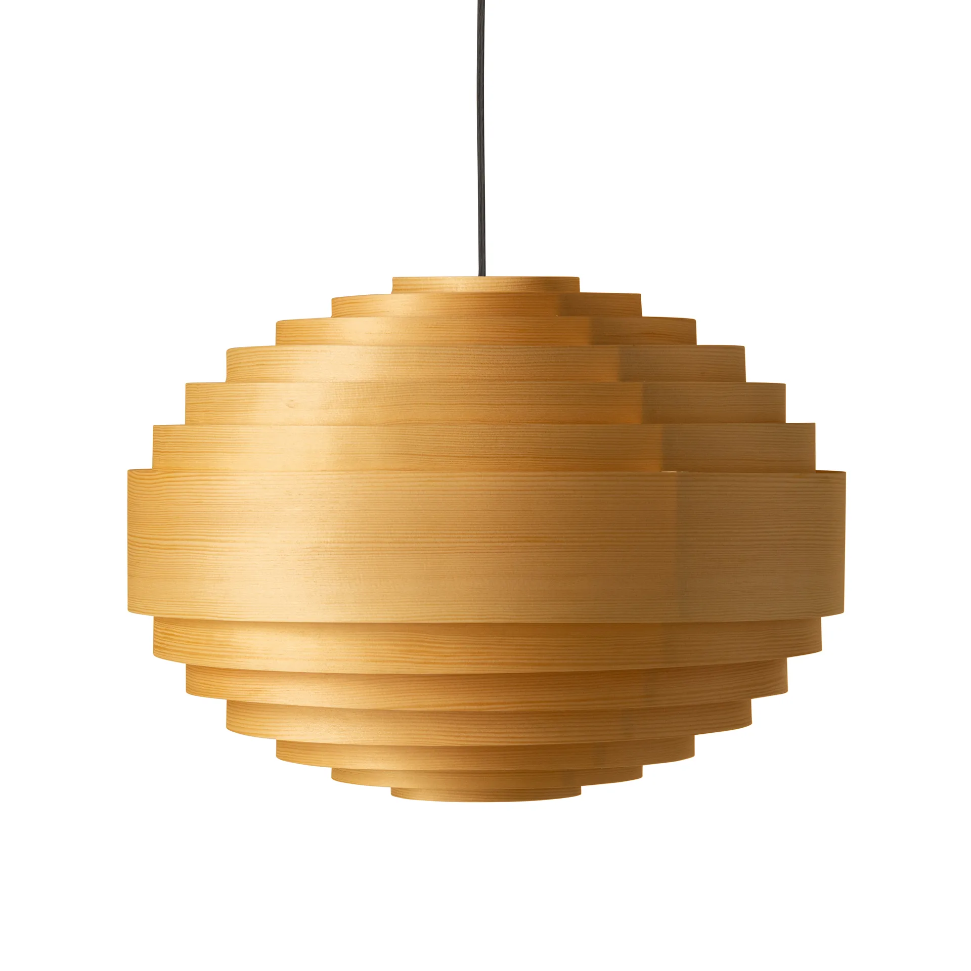 1002 Hans Pendant pendel, Matt oljevaxad furu, Ø46 cm Vaarnii