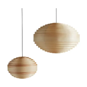 1002 Hans Pendant pendel - Matt oljevaxad furu, XL Ø70 cm - Vaarnii