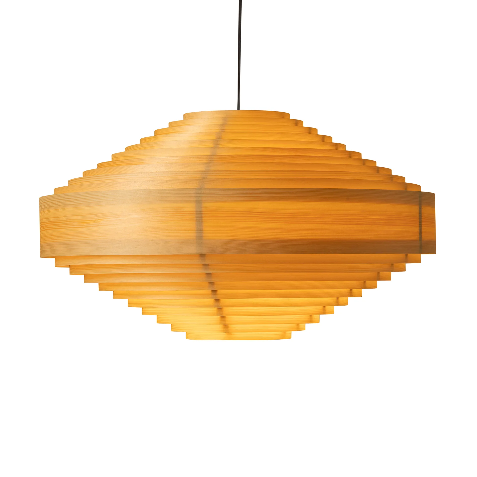 1003 Hans Pendant pendel, Matt oljevaxad furu, Ø60 cm Vaarnii