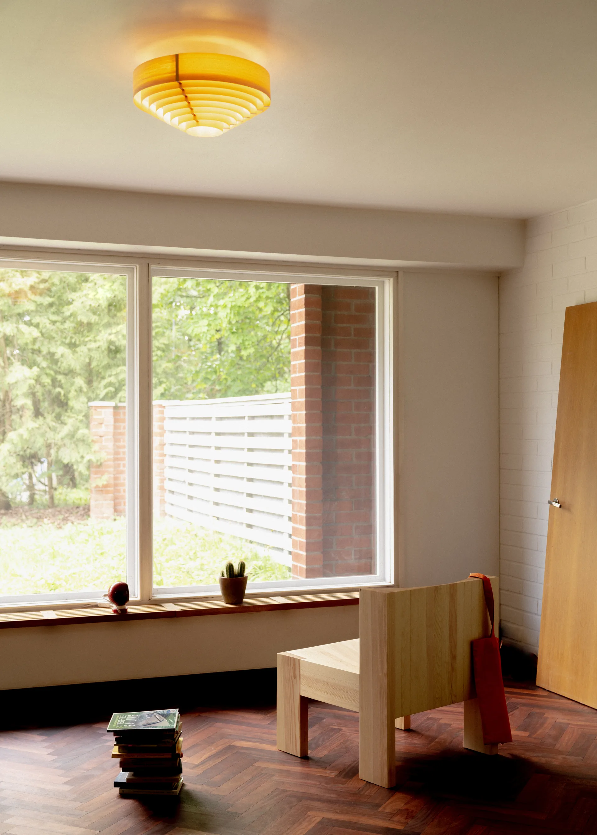 1005 Hans Ceiling Light plafond, Matt oljevaxad furu, Ø42 cm Vaarnii