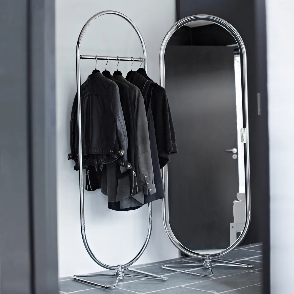Panton System 123 klädhängare, Krom Verpan