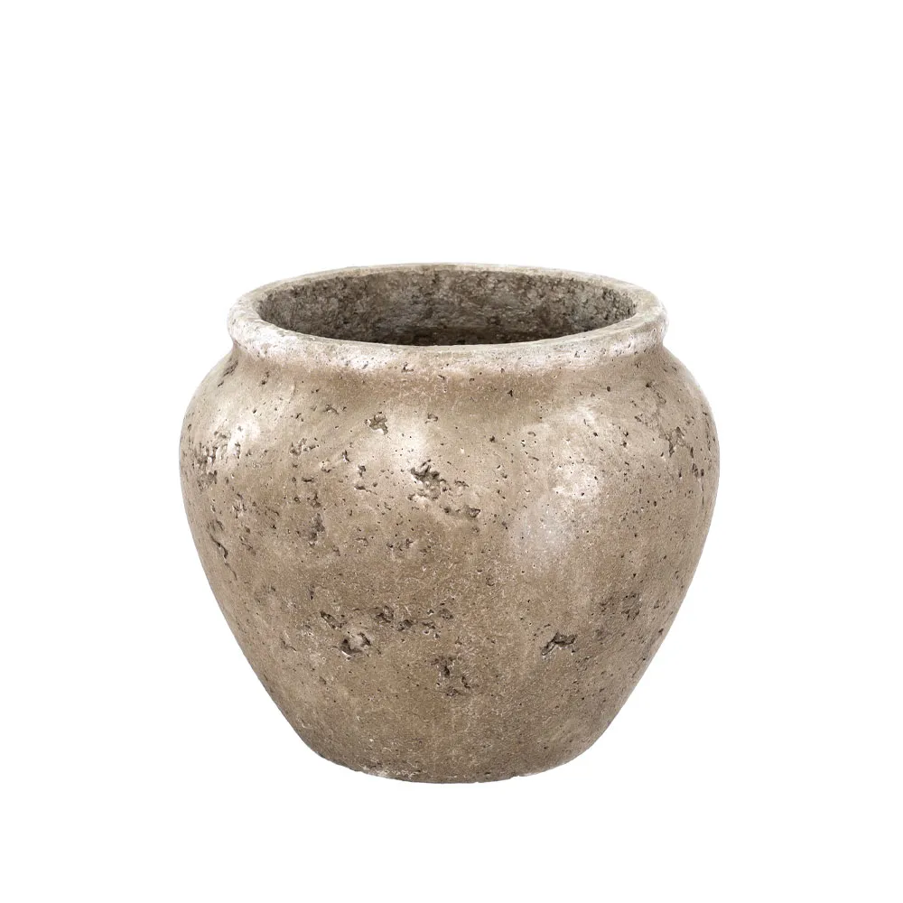 Loev kruka, Grå, medium Ø30.5 cm Villa Collection