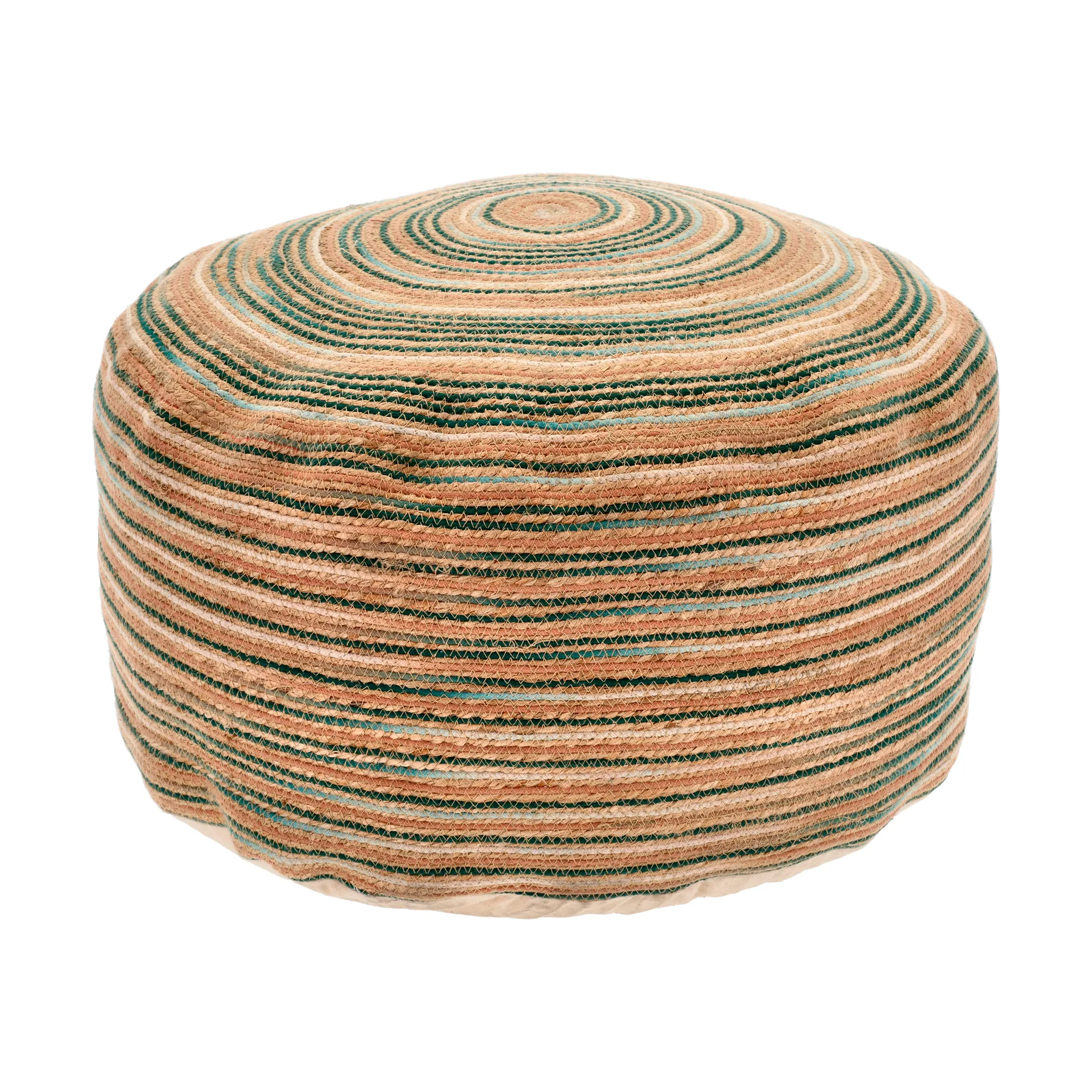 Vem puff 30x60 cm, Green-nature-pink Villa Collection