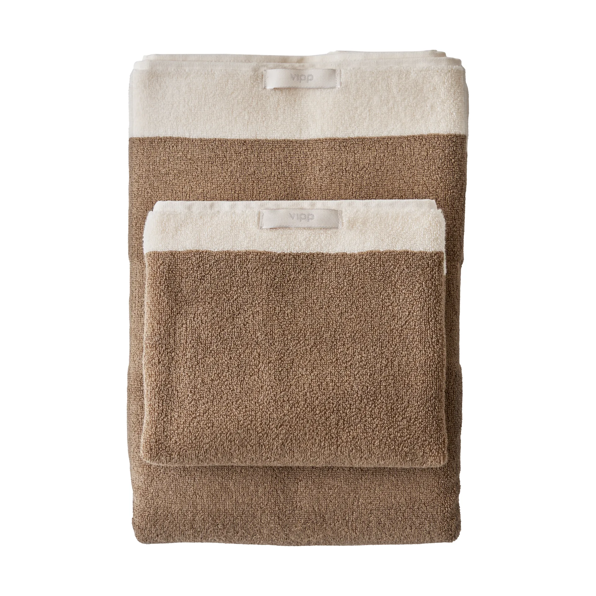 Vipp105 strandhandduk, Taupe, 100x180 cm Vipp