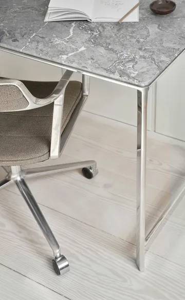 Vipp430 Studio Desk skrivbord 60x125 cm - Ocean grey marble - Vipp