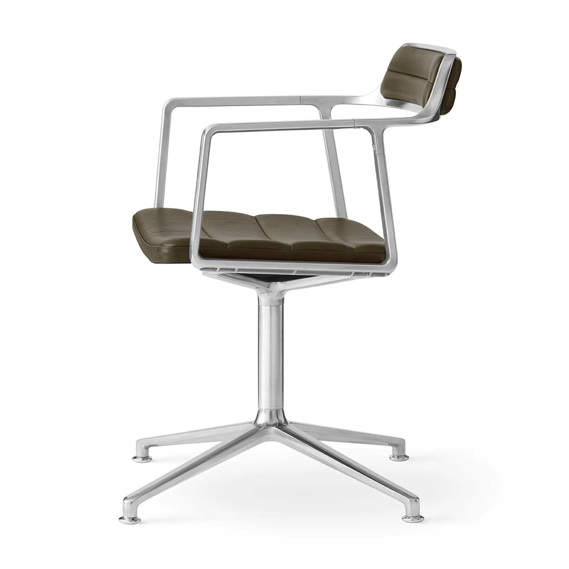 Vipp452 Swivel kontorsstol, Pol. aluminium-bosco green Vipp