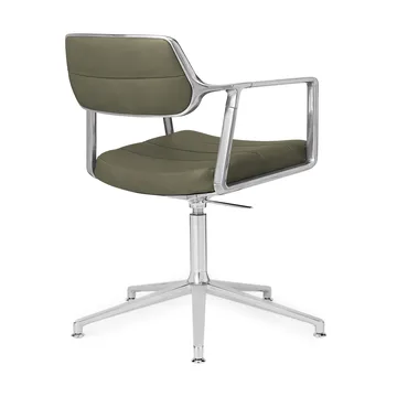 Vipp453+ Swivel kontorsstol - Pol. aluminium-bosco green - Vipp