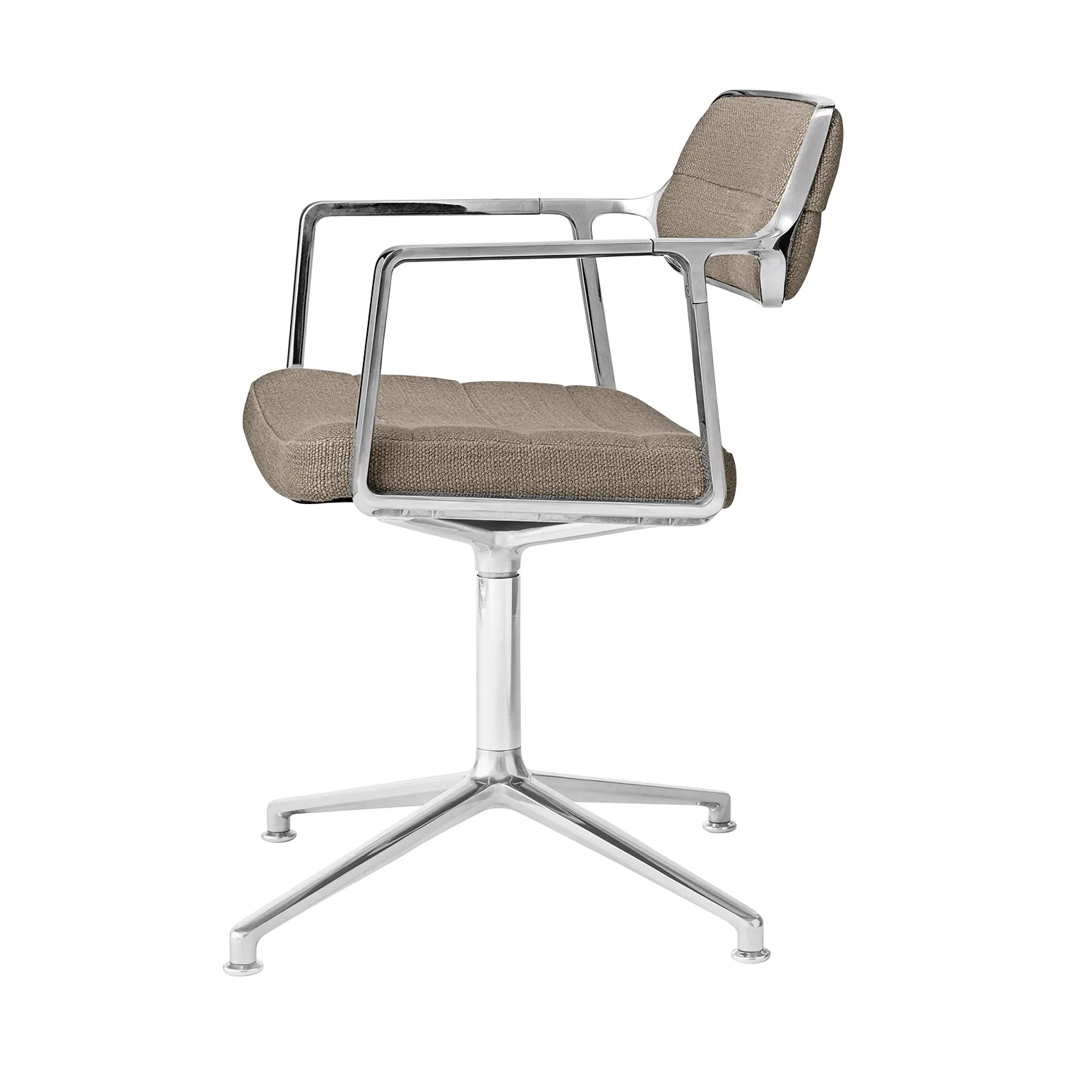 Vipp453 Swivel kontorsstol, Tide dark sand-pol. aluminium Vipp