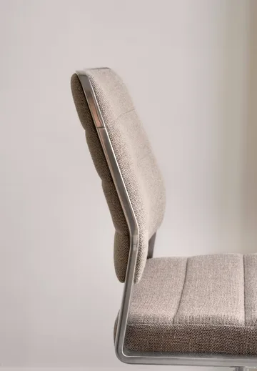 Vipp454+ Swivel chair kontorsstol med hjul - Camel leather-polished aluminium - Vipp