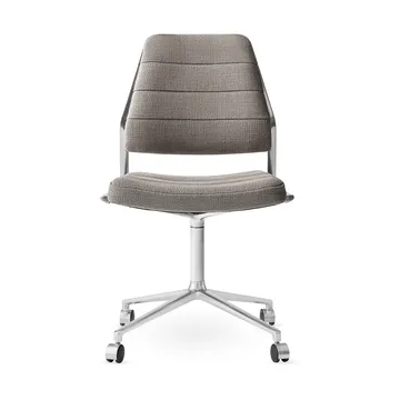 Vipp454 Swivel chair kontorsstol med hjul - Tenzo-polished aluminium - Vipp