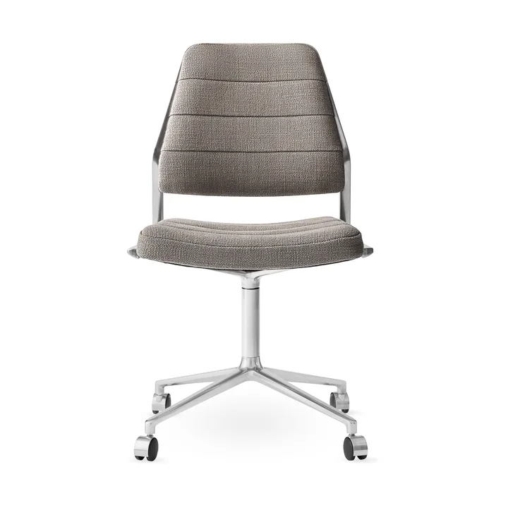 Vipp454 Swivel chair kontorsstol med hjul - Tenzo-polished aluminium - Vipp