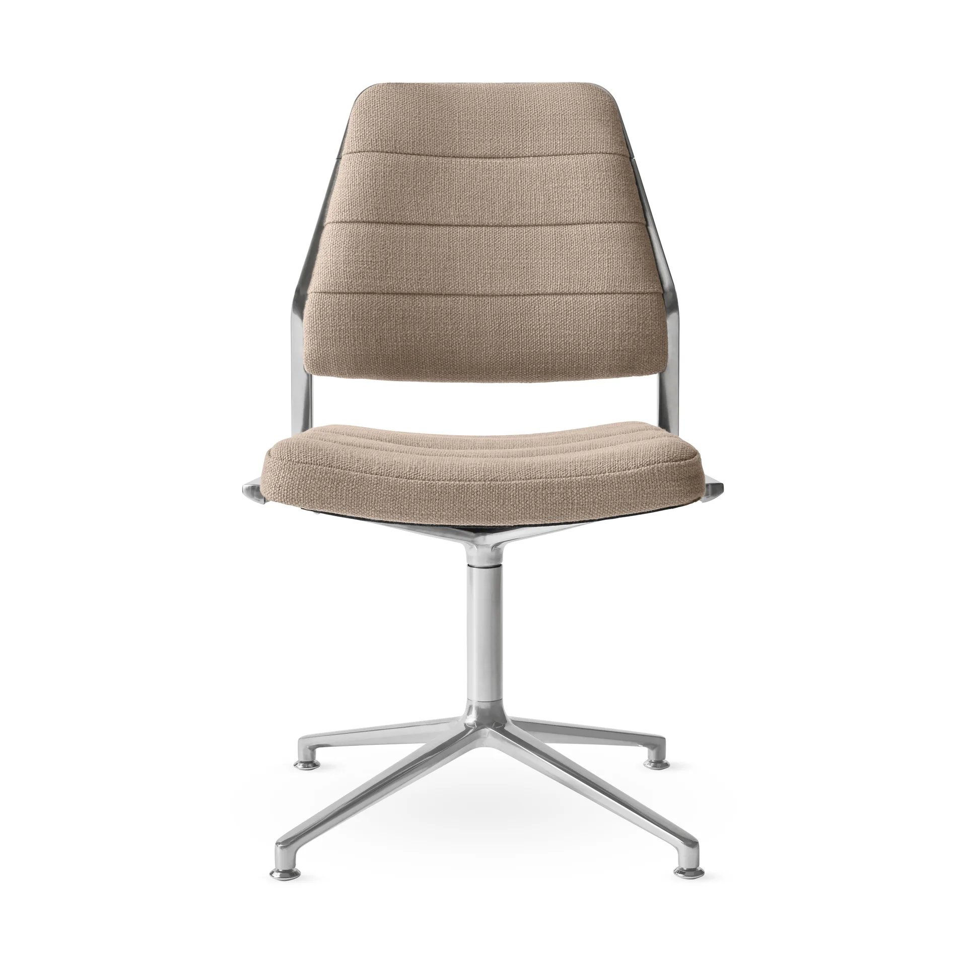 Vipp454 Swivel chair kontorsstol, Tide dark sand-polished aluminium Vipp