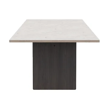 Vipp496 Cabin square bord - Jura Grau Blau-dark oak, 250x100x74 cm - Vipp
