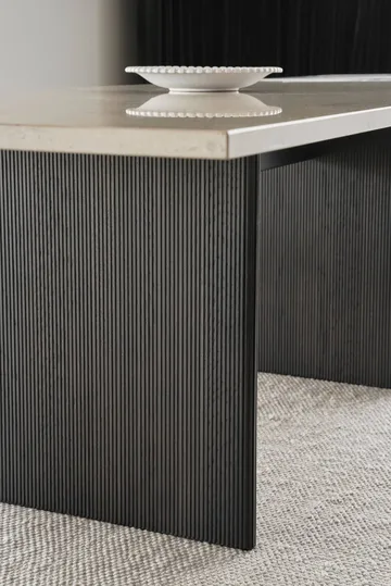 Vipp496 Cabin square bord - Jura Grau Blau-dark oak, 250x100x74 cm - Vipp