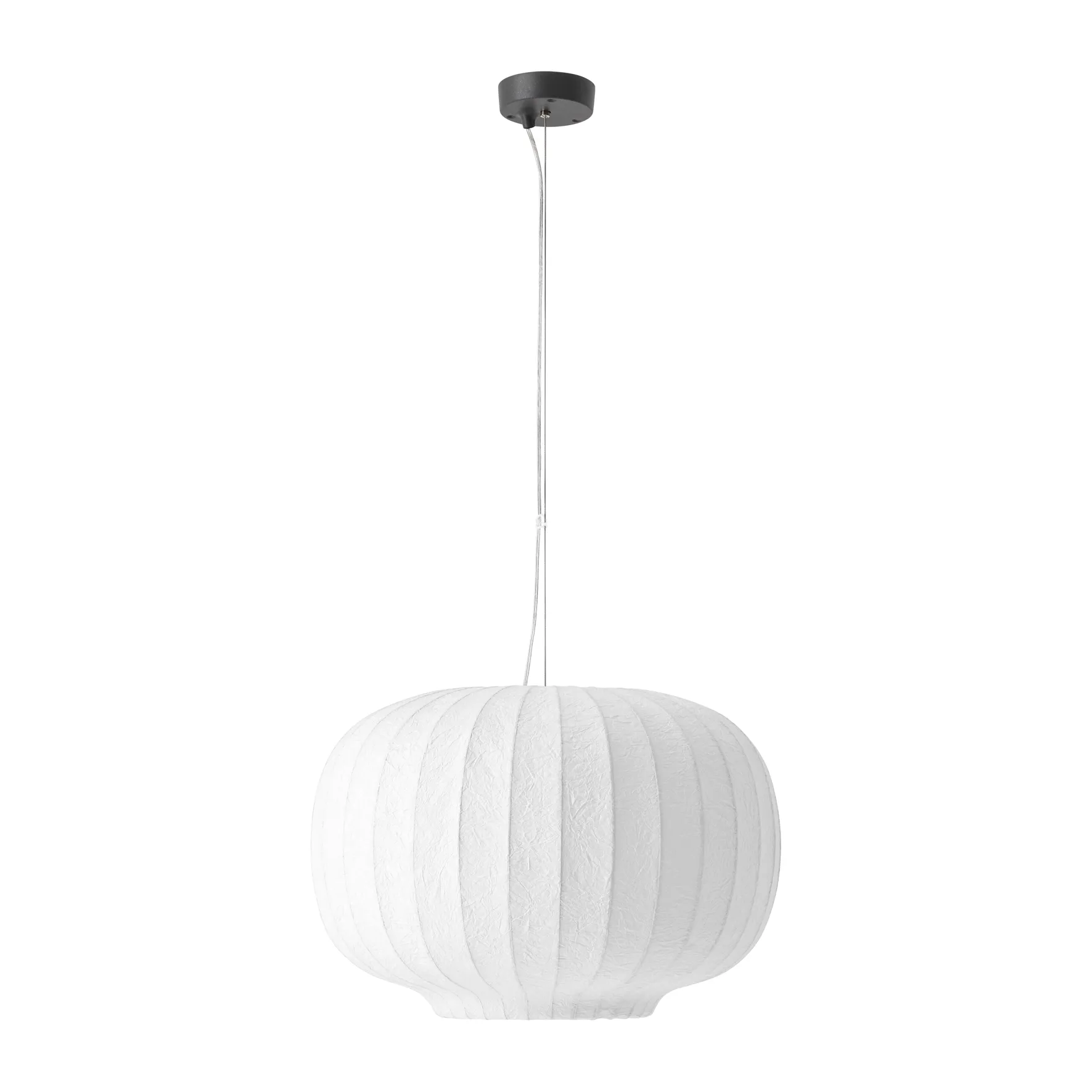 Vipp586 Paper pendel Ø45 cm, Dark oak-white Vipp