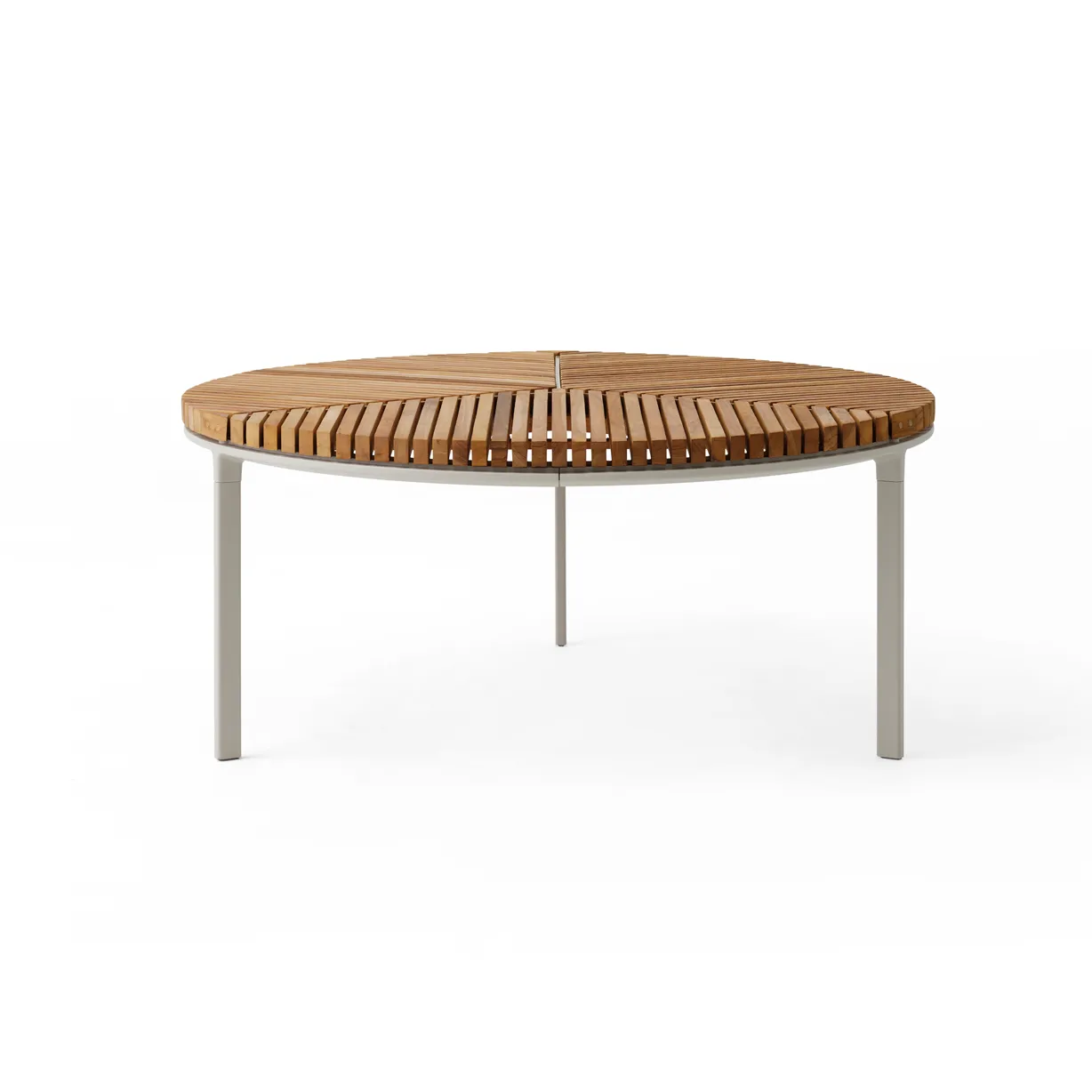 Vipp716 Open-Air soffbord Ø90 cm, Teak- grey Vipp