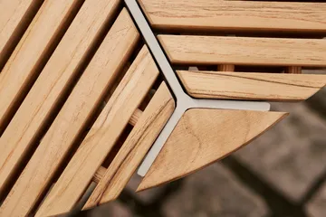 Vipp717 Open-Air cafébord - Grey-teak - Vipp