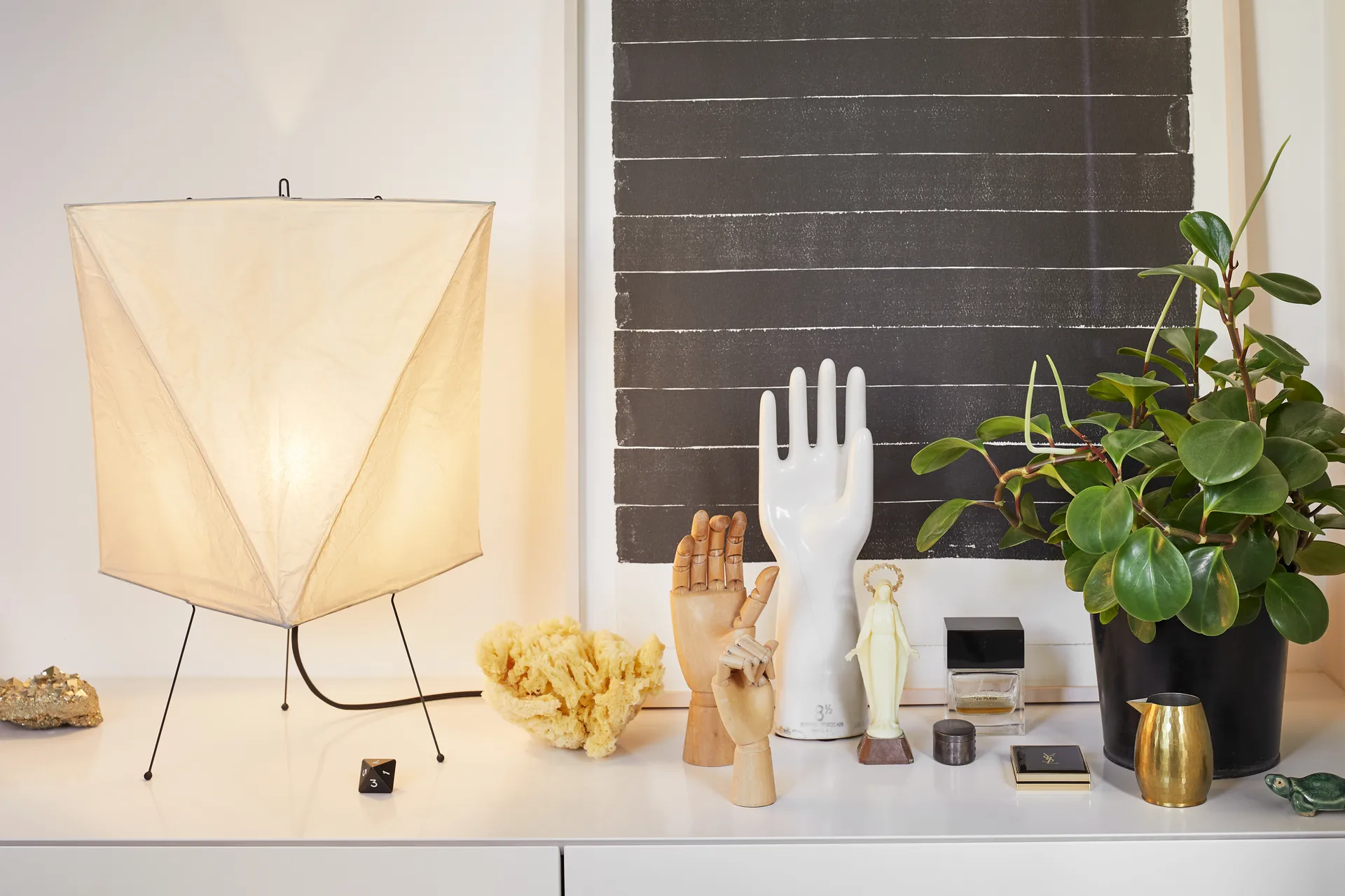 Akari YA2 bordslampa 51 cm, Vit Vitra
