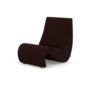 Amoebe fåtölj - Cento dark red melange - Vitra