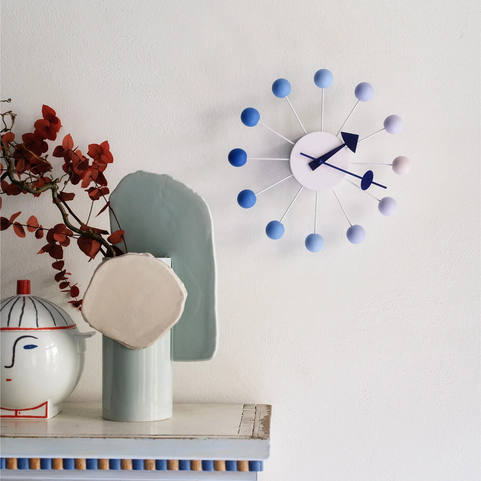 Ball Clock väggklocka Special Edition Ø33 cm, Dawn Vitra