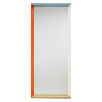 Colour Frame Mirror väggspegel large - Blue-orange - Vitra