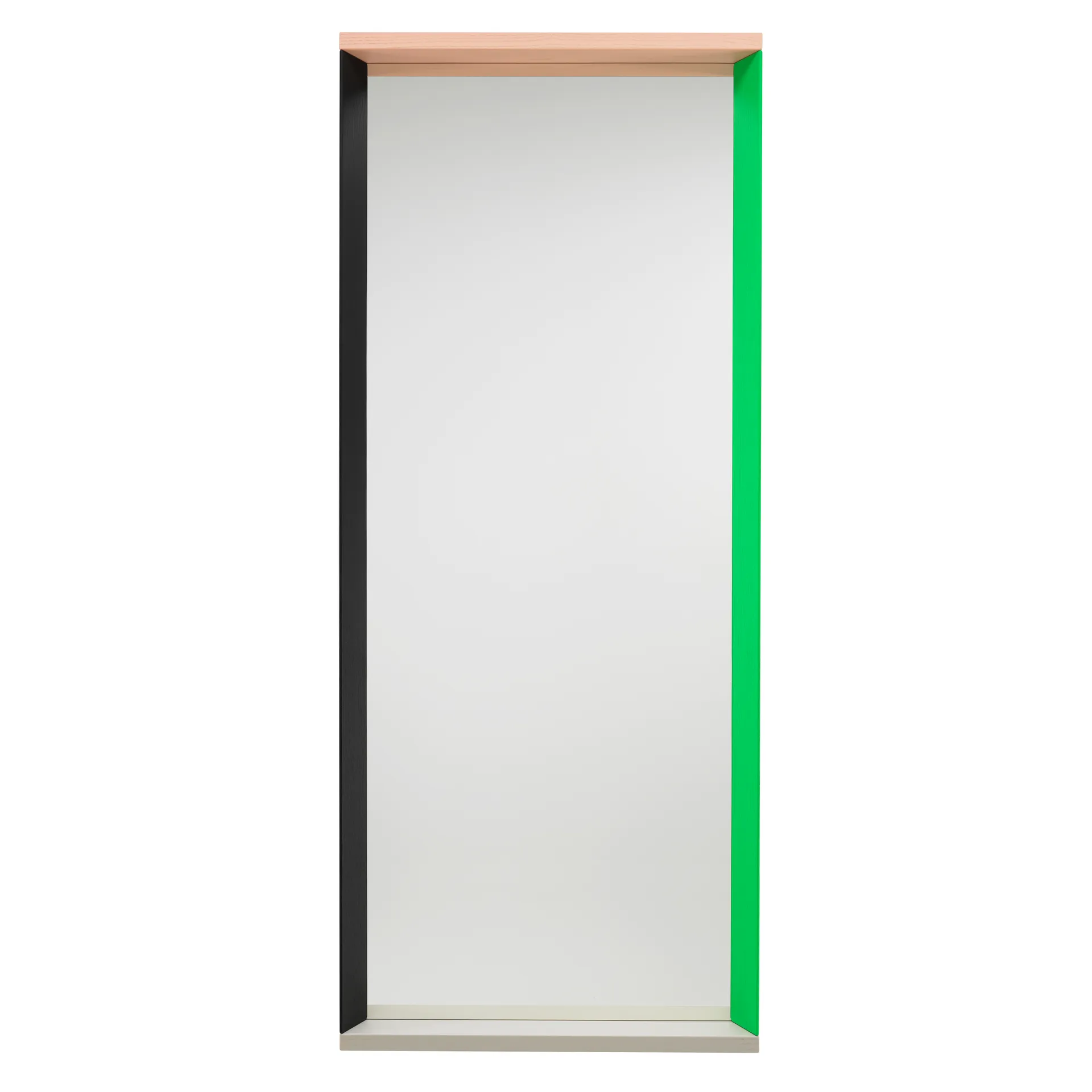 Colour Frame Mirror väggspegel large, Green-pink Vitra