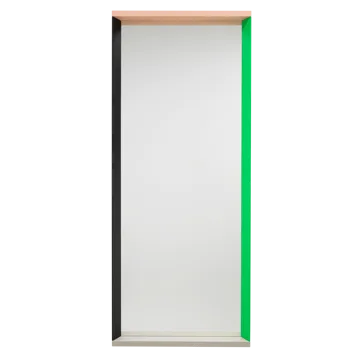 Colour Frame Mirror väggspegel large - Green-pink - Vitra