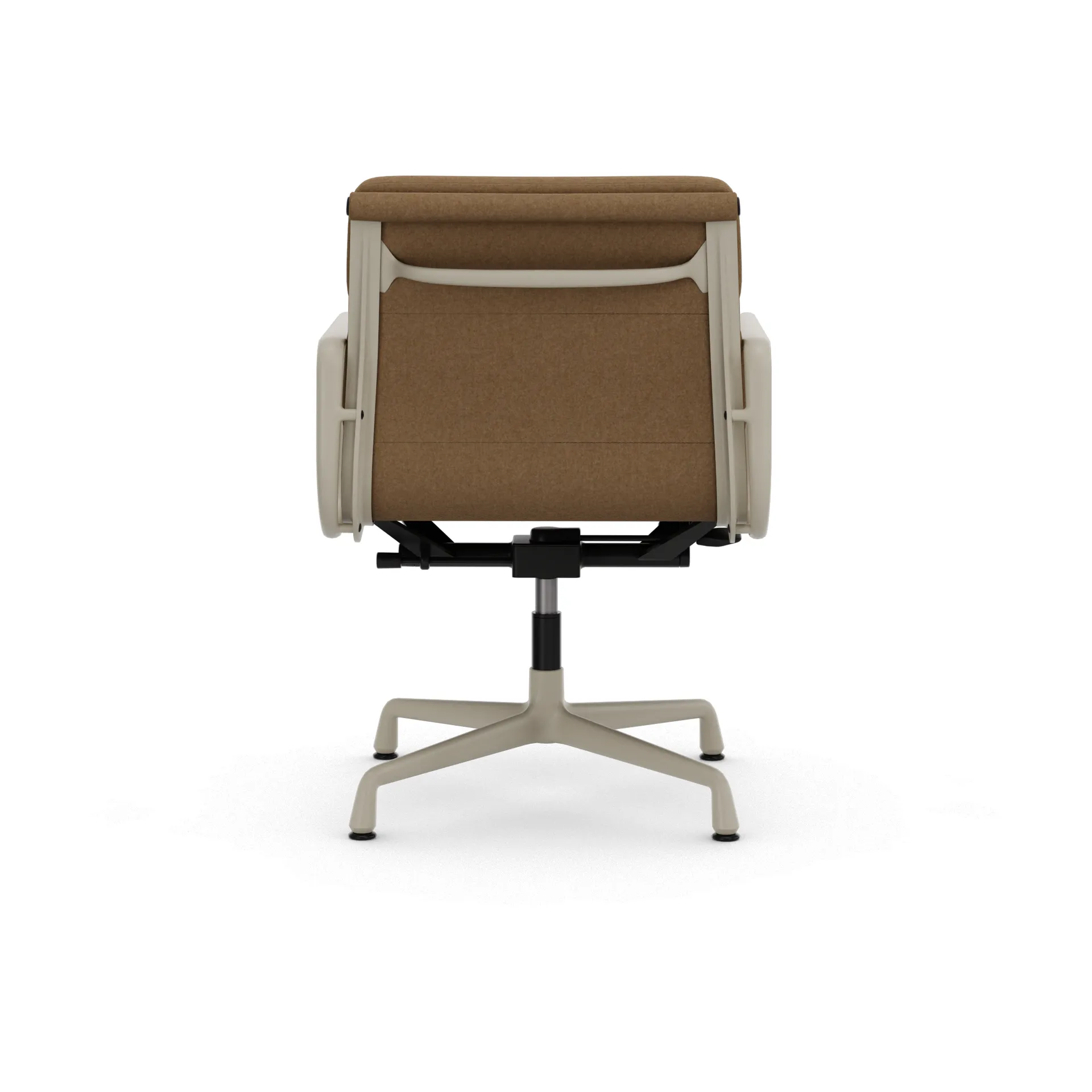 EA 231 Soft Pad Chair kontorsstol felt glides, 13 papyrus-37 chalk powder coated Vitra