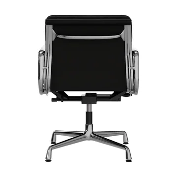 EA 231 Soft Pad Chair kontorsstol felt glides - 66 nero leather L20-chrome - Vitra