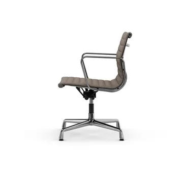 EA132 Aluminium Chair kontorsstol felt glides - 02 fossil-chrome - Vitra
