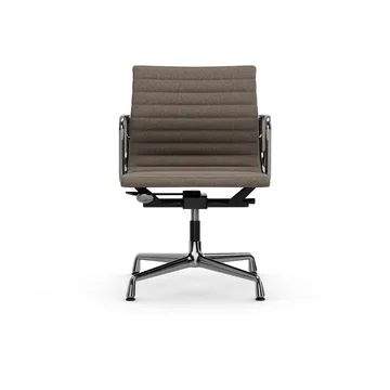 EA132 Aluminium Chair kontorsstol felt glides - 02 fossil-chrome - Vitra