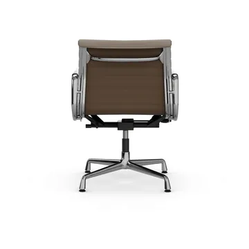 EA132 Aluminium Chair kontorsstol felt glides - 71 sand leather L20-polished - Vitra