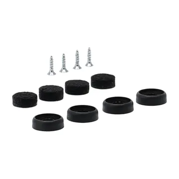 Eames chair DSW/DAW trästativ golvskydd 4-pack - Med filt (för hårda underlag) - Vitra
