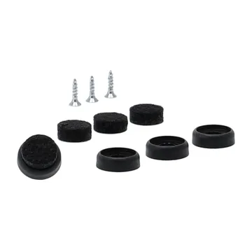 Eames chair DSW/DAW trästativ golvskydd 4-pack - Med filt (för hårda underlag) - Vitra