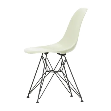 Eames Fiberglass Side Chair DSR stol - Parchment-Dark basic - Vitra