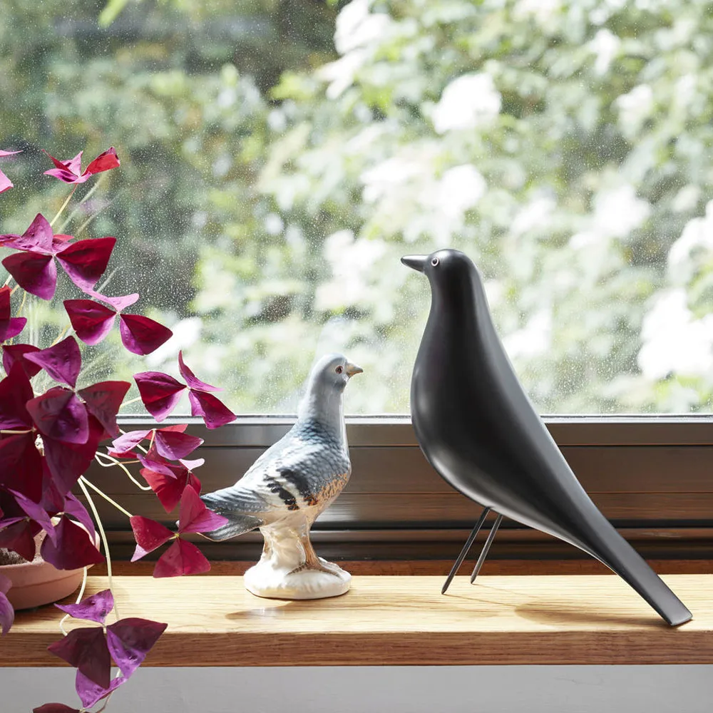 Eames House Bird träfågel, Svart Vitra
