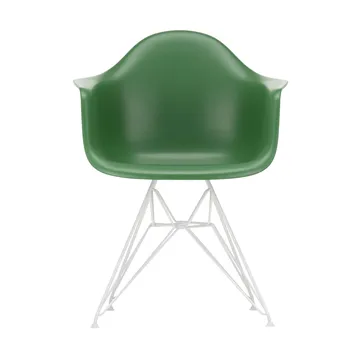 Eames Plastic Armchair RE DAR stol - 17 emerald -white - Vitra