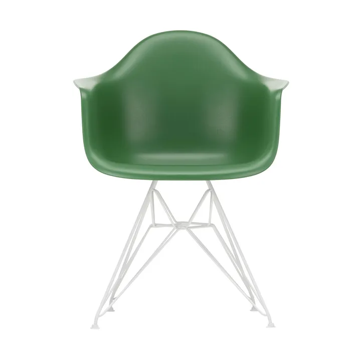 Eames Plastic Armchair RE DAR stol - 17 emerald -white - Vitra