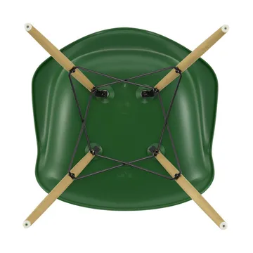Eames Plastic Armchair RE DAW stol - 17 emerald -ash - Vitra