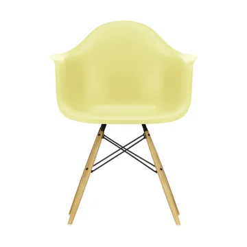 Eames Plastic Armchair RE DAW stol - 92 citron-golden maple - Vitra